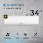 Сплит-система Quattroclima Verona QV-VE09WAE/QN-VE09WAE, инверторная, для помещения до 26 кв.м.