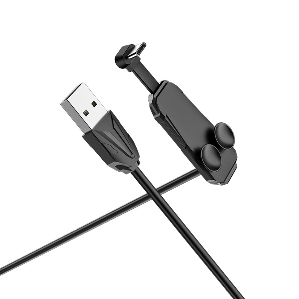 Кабель Borofone BU9 Unreal gaming USB/Type-C 1.2m (черный)