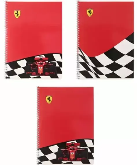 Тетрадь 80л Wсп А4 кл FR32/2EAC полн УФ лак Ferrari (гофр24)
