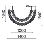 Подвесной светильник Maytoni MOD216PL-L55G3K