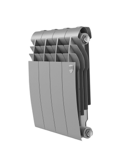 Радиатор биметаллический Royal Thermo BILINER B 350 Серебристый - 4 секц.