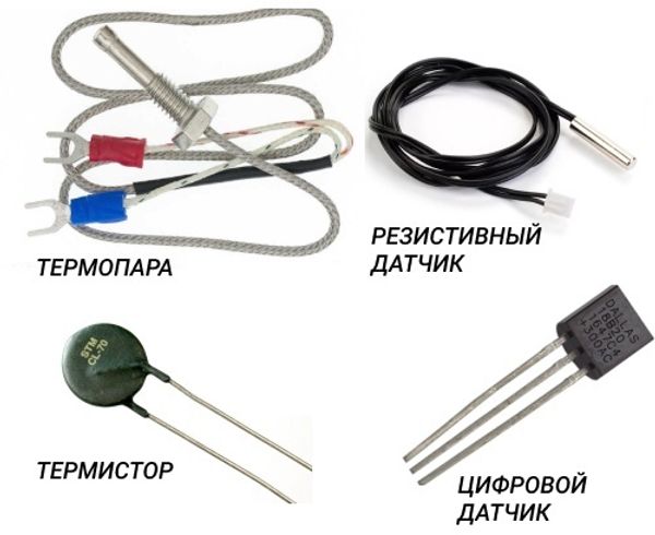 Типы температурных датчиков🌡