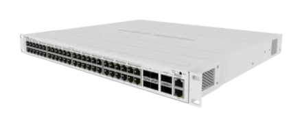MikroTik CRS354-48P-4S+2Q+RM управляемый коммутатор 1G с SFP+ с PoE