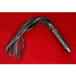 Плеть латексная "Ракета" многохвостая (черная) (Цвет: черный)