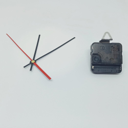 Часовой механизм, шток 12 мм, со стрелками №25 (1уп = 5шт)