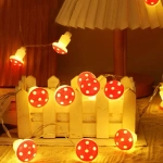 USB гирлянда гриб 3м 20 LED / 1.5м 10 LED
