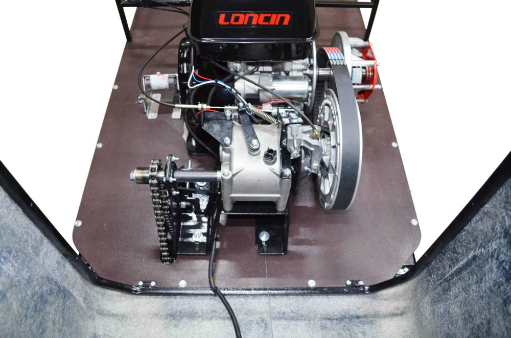 Мотобуксировщик KOIRA T14 R BS (Мотор США), реверс редуктор - задний ход