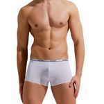 Мужские трусы боксеры белые GAUVINE 3018