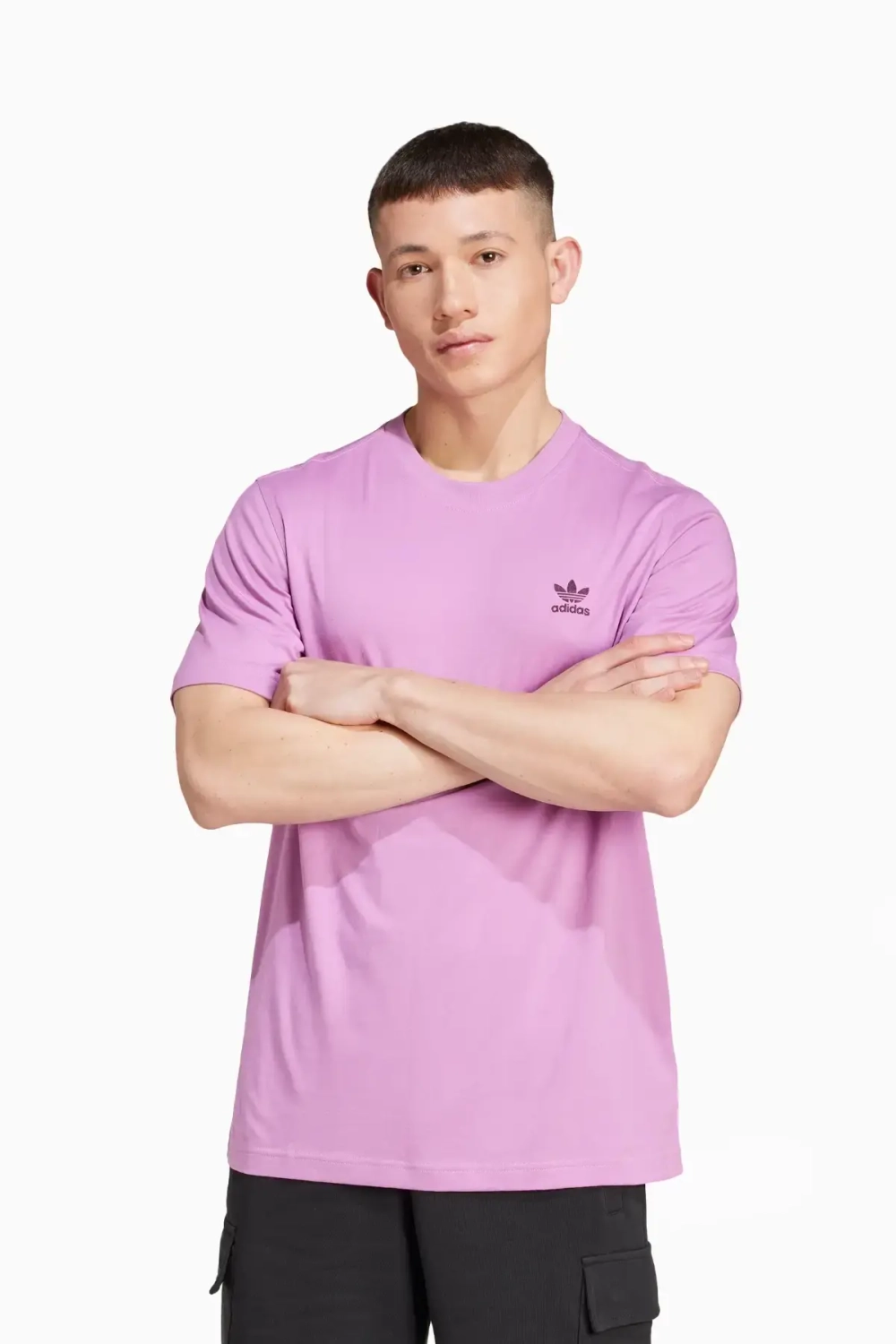 Футболка adidas Trefoil Essentials - розовый