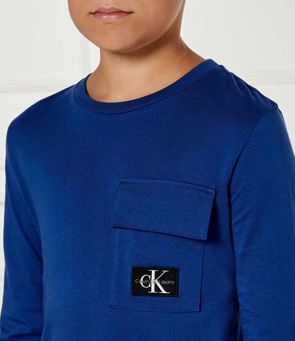 Лонгслив Calvin Klein Jeans - голубой(IB0IB02244)