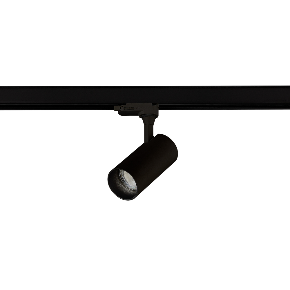 ST383.496.10 Св-к трек. Черный LED 1*10W 2700K/4000K/6000K 800Lm Ra>90 38 IP20 D60xH130мм 220V