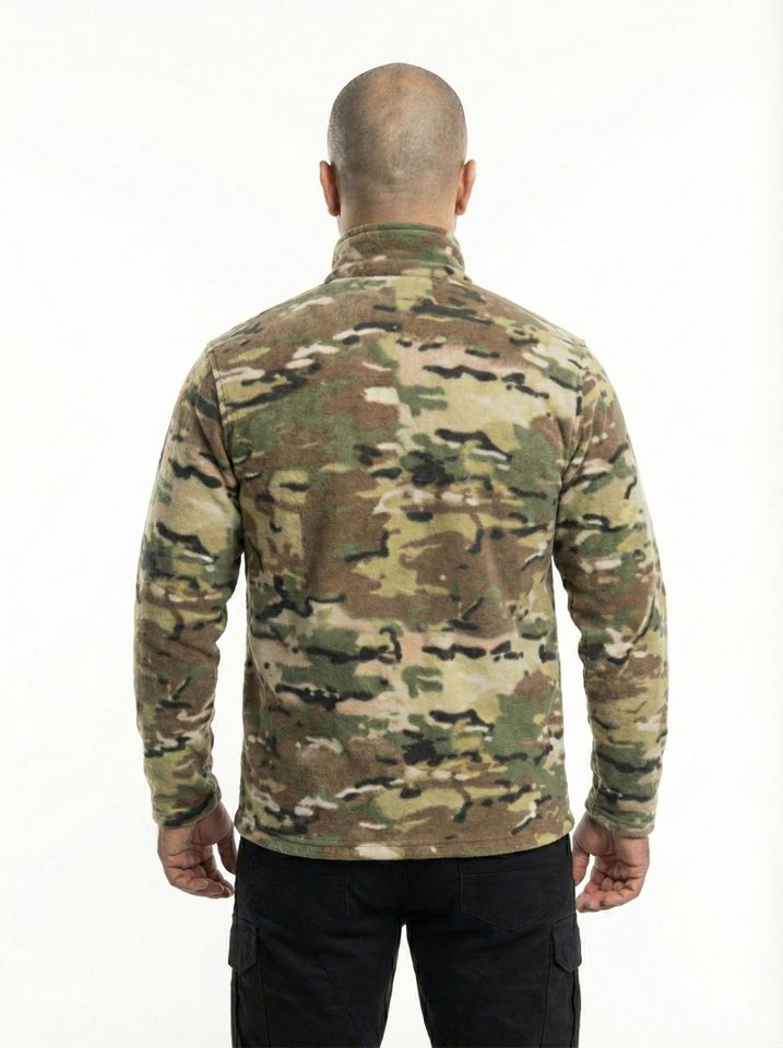 Толстовка Милитари флис на молнии (мультикам) (А)