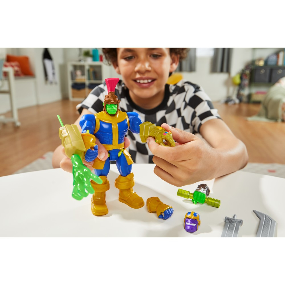 Hasbro Marvel MixMashers - Фигурка Танос 12 см + аксессуары Avengers F9271