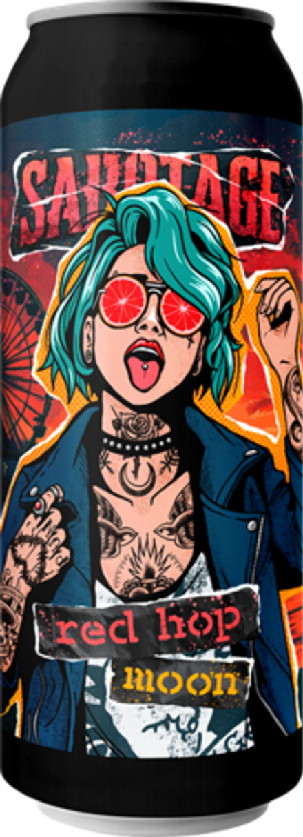 Пиво Саботаж Рэд Хоп Мун / Sabotage Red Hop Moon 0.5 - банка