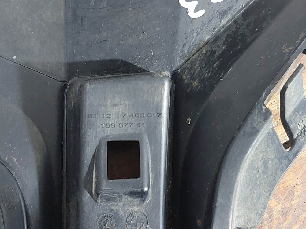 Накладка заднего бампера левая BMW 3 (G20) 18-22 Б/У Оригинал 51127463617