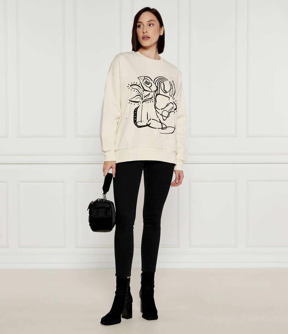 Худи Desigual - экрю(24WWSK06)