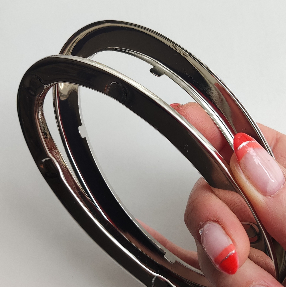 Ручки люверсы для сумки Серебро