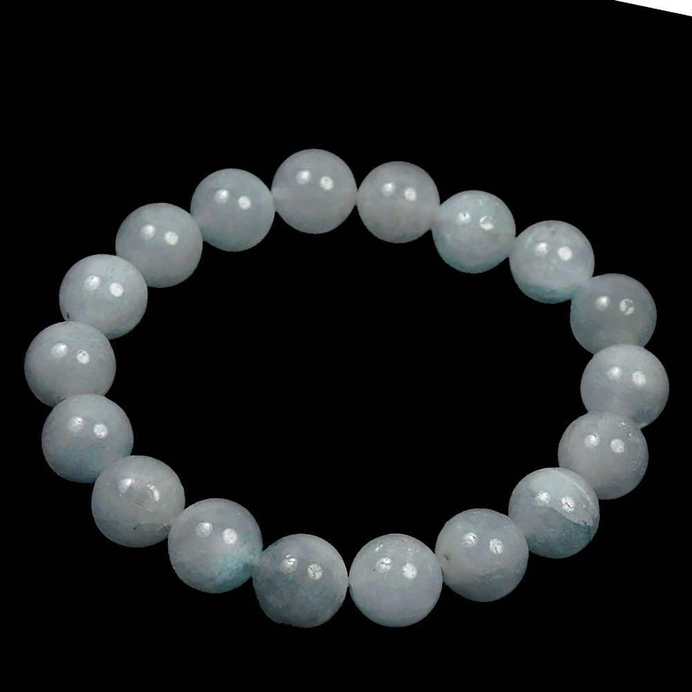 Браслет "Келли 10" аквамарин светлый