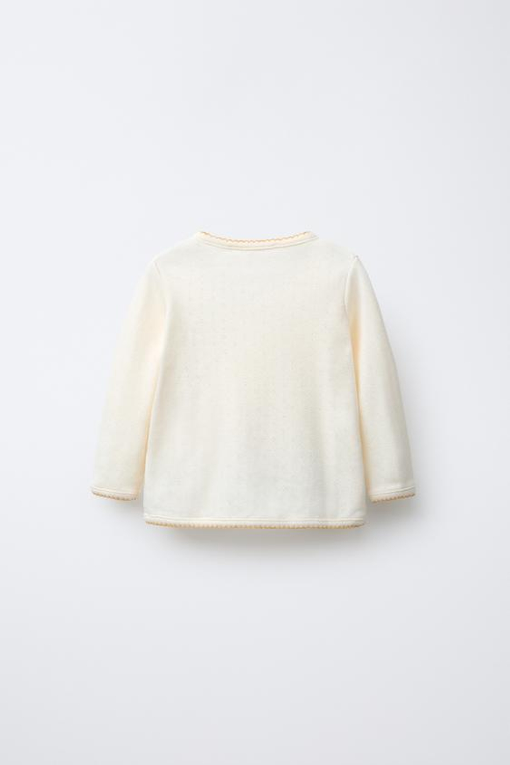 ZARA ФУТБОЛКА POINTELLE С ВЫШИВКОЙ «ЛОШАДЬ» КРЕСТИКОМ, СВЕТЛЫЙ ЭКРЮ