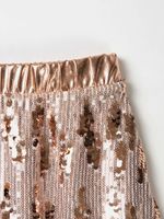 Юбка с пайетками "Розовое золото"