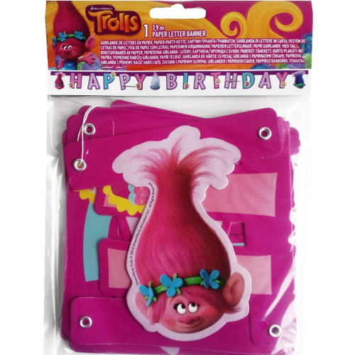Гирлянда-Буквы Тролли, 190см