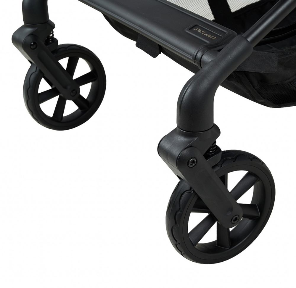 Коляска прогулочная Pituso Q3 PU Olive Grigio