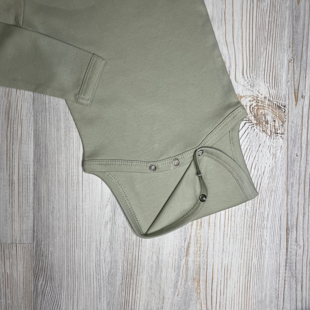 Боди длинный рукав Шалфей