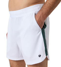Мужские теннисные шорты Björn Borg Ace Retro 6in - billiant white