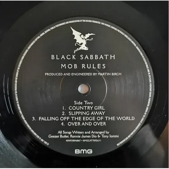 Black Sabbath – Mob Rules LP