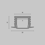 Профиль Led Strip ALM006S-2M