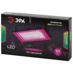 Фитопрожектор для растений светодиодный ЭРА FITO-80W-RB-LED-Y красно-синего спектра