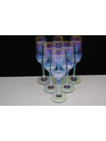 Бокалы для шампанского 6 штук Радужная коллекция