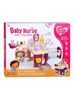 Игровой набор Мебель для кукол, с куклой (HL-3)