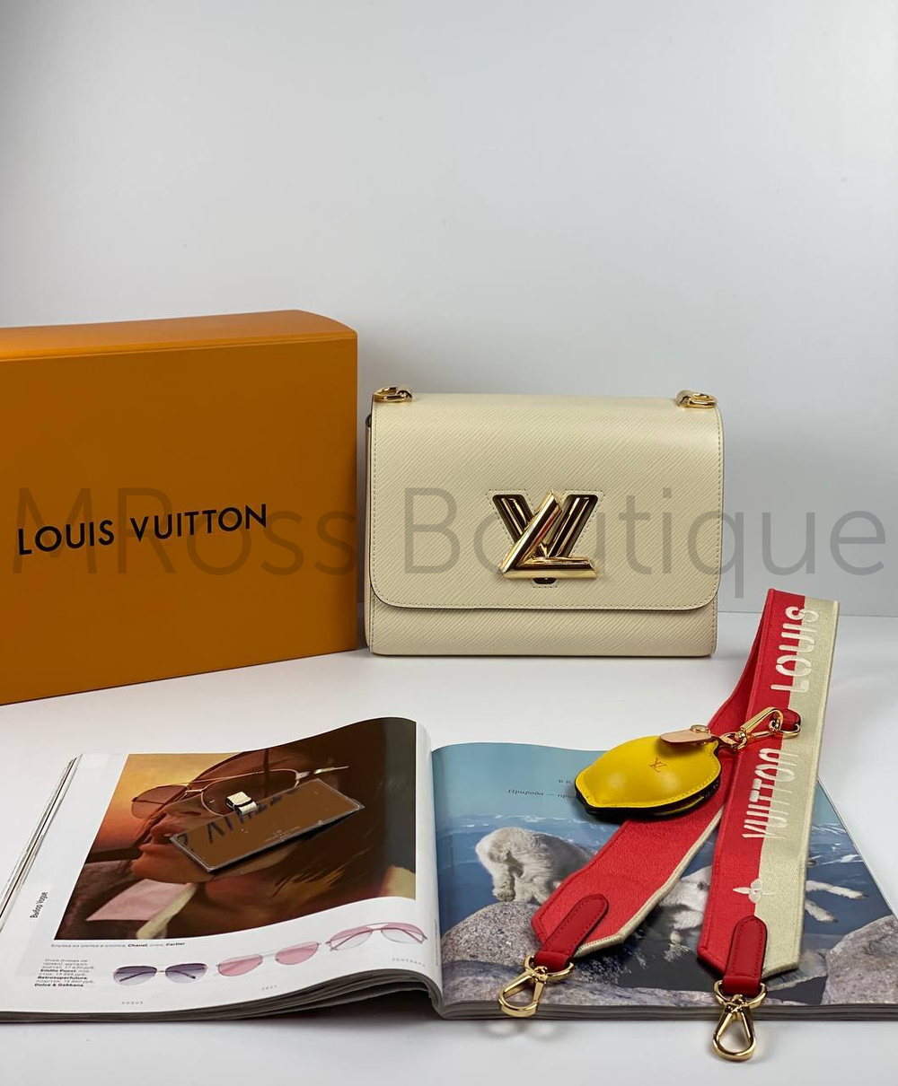 Бежевая сумка Twist Louis Vuitton Луи Виттон премиум класса