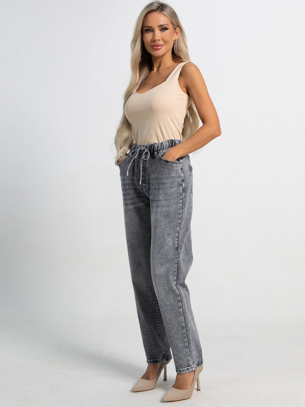 Джинсы Сайла (серые) Б15415-4М LT Collection