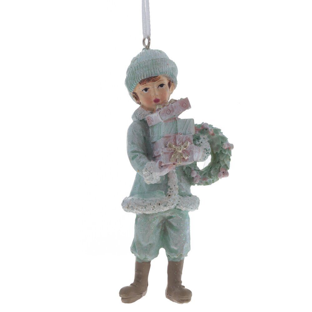 GAEM Изделие декоративное подвесное "Девочка и мальчик", L5 W3 H11 см, 4в.