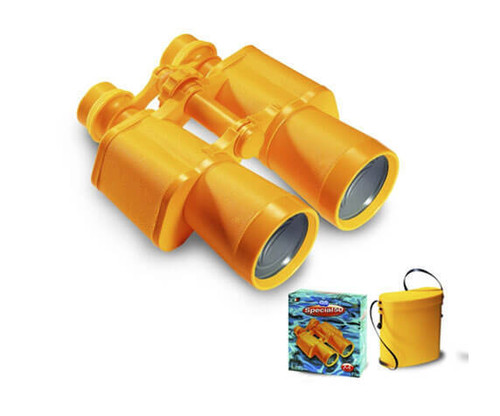 Бинокль детский Navir «Морской» 4x, желтый, с футляром