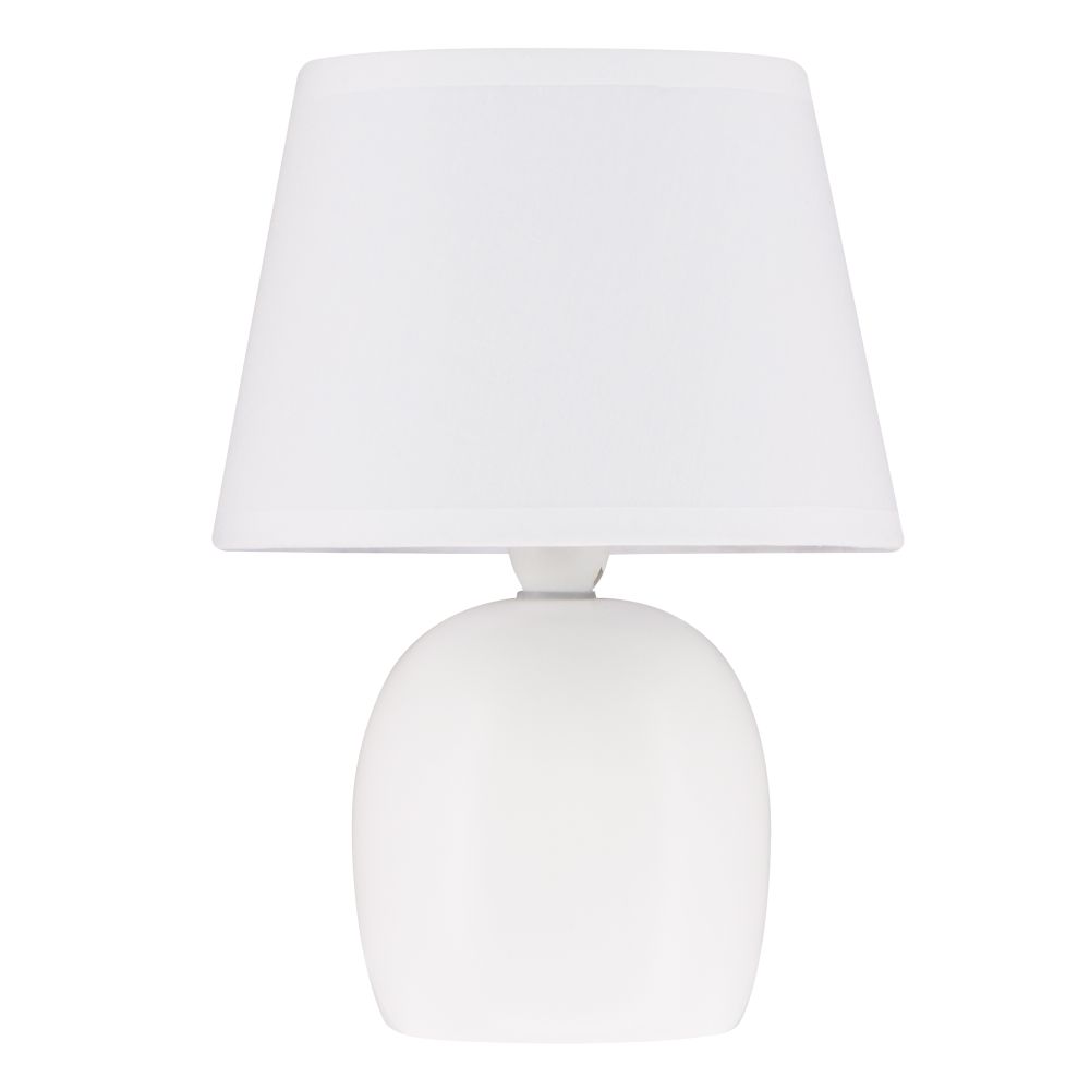 UML-B304 E14 WHITE Светильник настольный декоративный под лампу Е14. 40W. Механический выключатель. Белый. ТМ Uniel