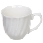 Кофейный набор 12 предметов «White magic» (6 кружек 90мл+6 блюдец), волна