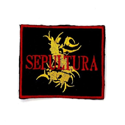 Нашивка Sepultura червяк