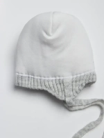 Шапка зимняя с помпоном и ушками для девочки