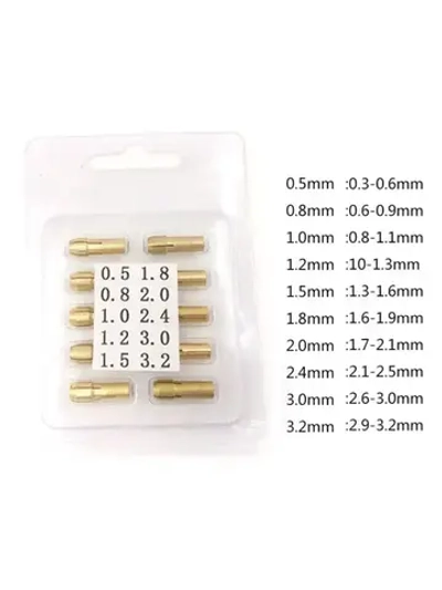Цанги для гравера набор хвостовик 4,2