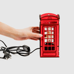 Светильник прикроватный для комнаты "Телефонная будка"