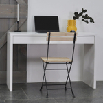 Стол компьютерный, 120х41х77, Марм, с ящиком, туалетный столик, консоль в прихожую и спальню, белый, Dipriz