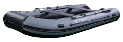 Лодка пвх riverboats (ривербот) rb - 330 нднд (цвет: серый/чёрный)