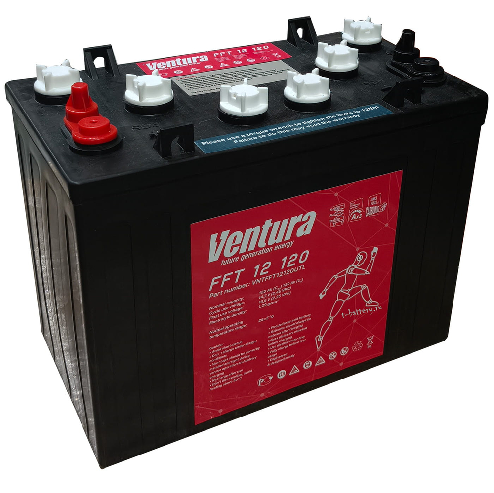 Тяговая аккумуляторная батарея Ventura FFT 12 120