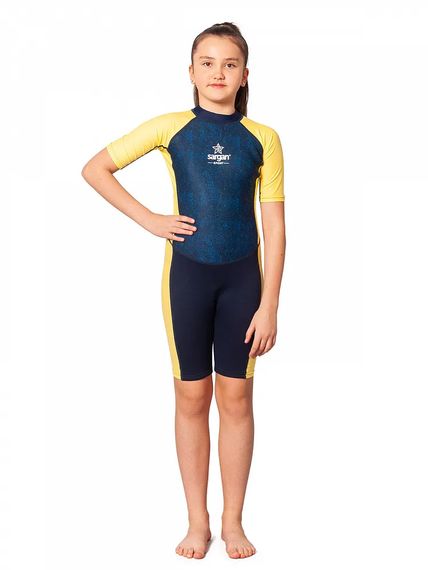 Гидрокостюм детский Sargan Sport 1082/BL 2 мм синий/песочный