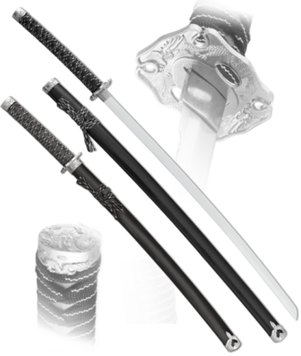 Armas Del Mundo Набор самурайских мечей, 2 шт. Ножны черные