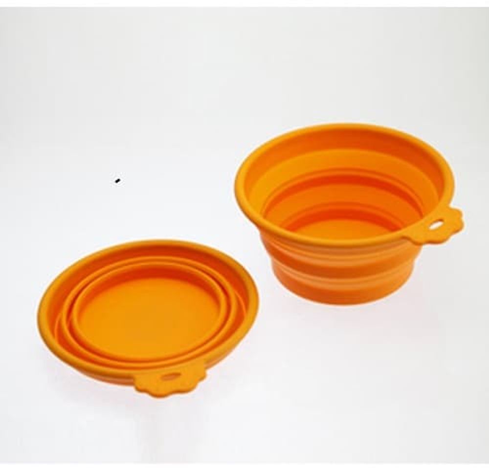 SuperDesign миска силиконовая складная 160 мл оранжевая SuperDesign миска силиконовая складная 160 мл оранжевая