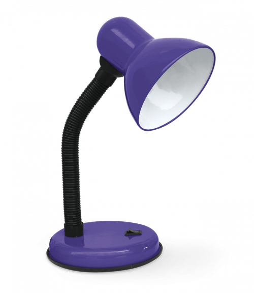 Светильник настольный под лампу на основании СНО 22Ф-E27 230В ФИОЛЕТОВЫЙ (с подвесом) IN HOME